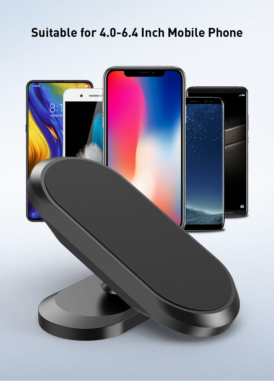 

Car Phone HolderMagnetic Dashboard Magnet Phone Stand For all phones Zinc Alloy Magnet GPS Car Mobile phone Mount iPhone huawei