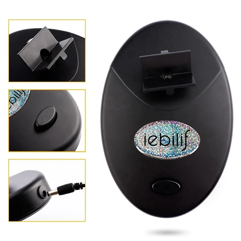 

1 Pcs Electric Adjustable Nail Polish Shaker Machine & 1 Set Wall-Mounted Thermometer