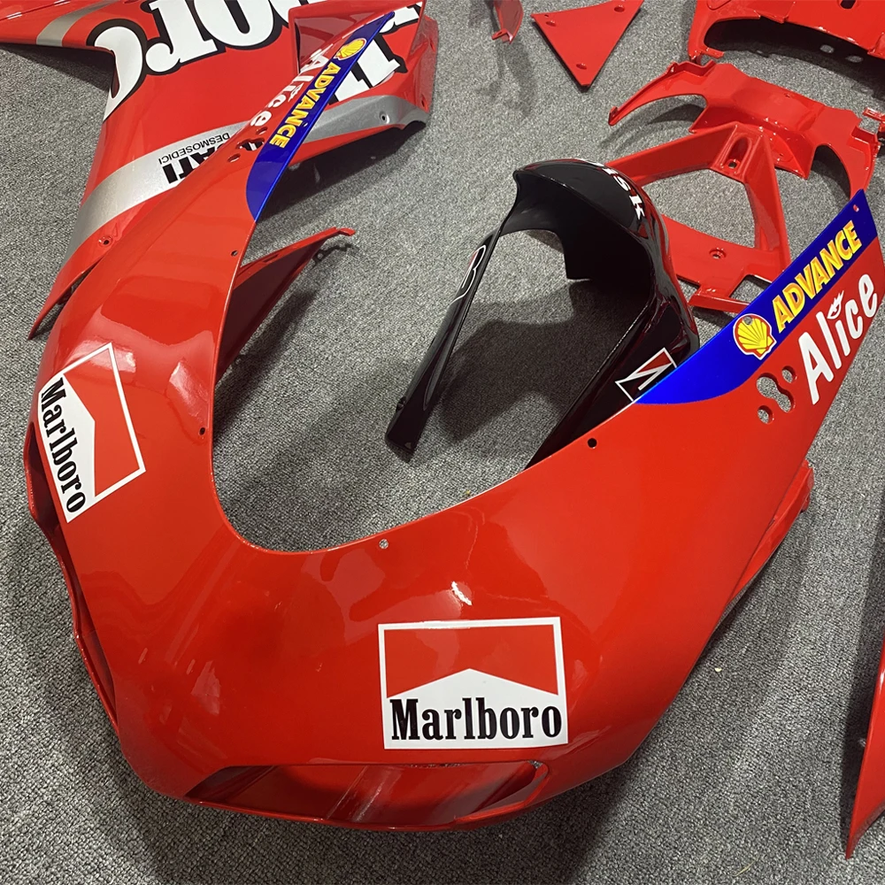Полный обтекатель для мотоцикла DUCATI 848 1098 Красный ABS полный комплект обтекателей