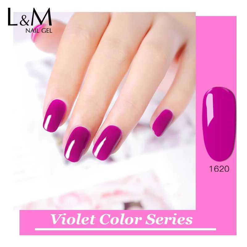 Гель лак для ногтей IDO 12 бутылок серия розово красных гелей набор с