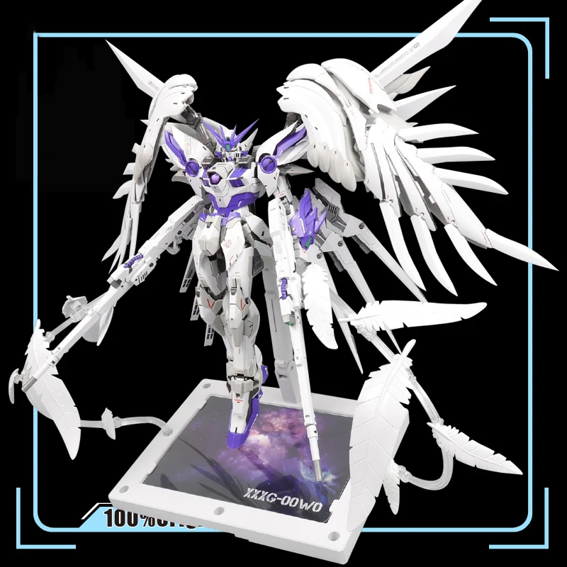 

Super Nova MG 1/100 XXXG-00W0 Violet W-Gundam Zero Custom Model Kit Action Figure Assembly Toy Gift Water Sticker