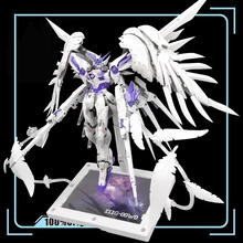 Super Nova MG 1/100 XXXG-00W0 Violet W-Gundam Zero Custom Model Kit Action Figure Assembly Toy Gift Water Sticker