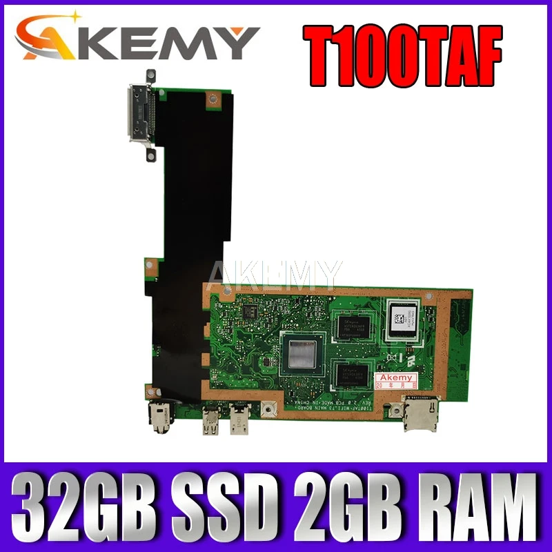 T100TAF материнская плата Z3735F CPU 32 Гб SSD 2 RAM для For Asus планшет Тест 100% ОК | Компьютеры и