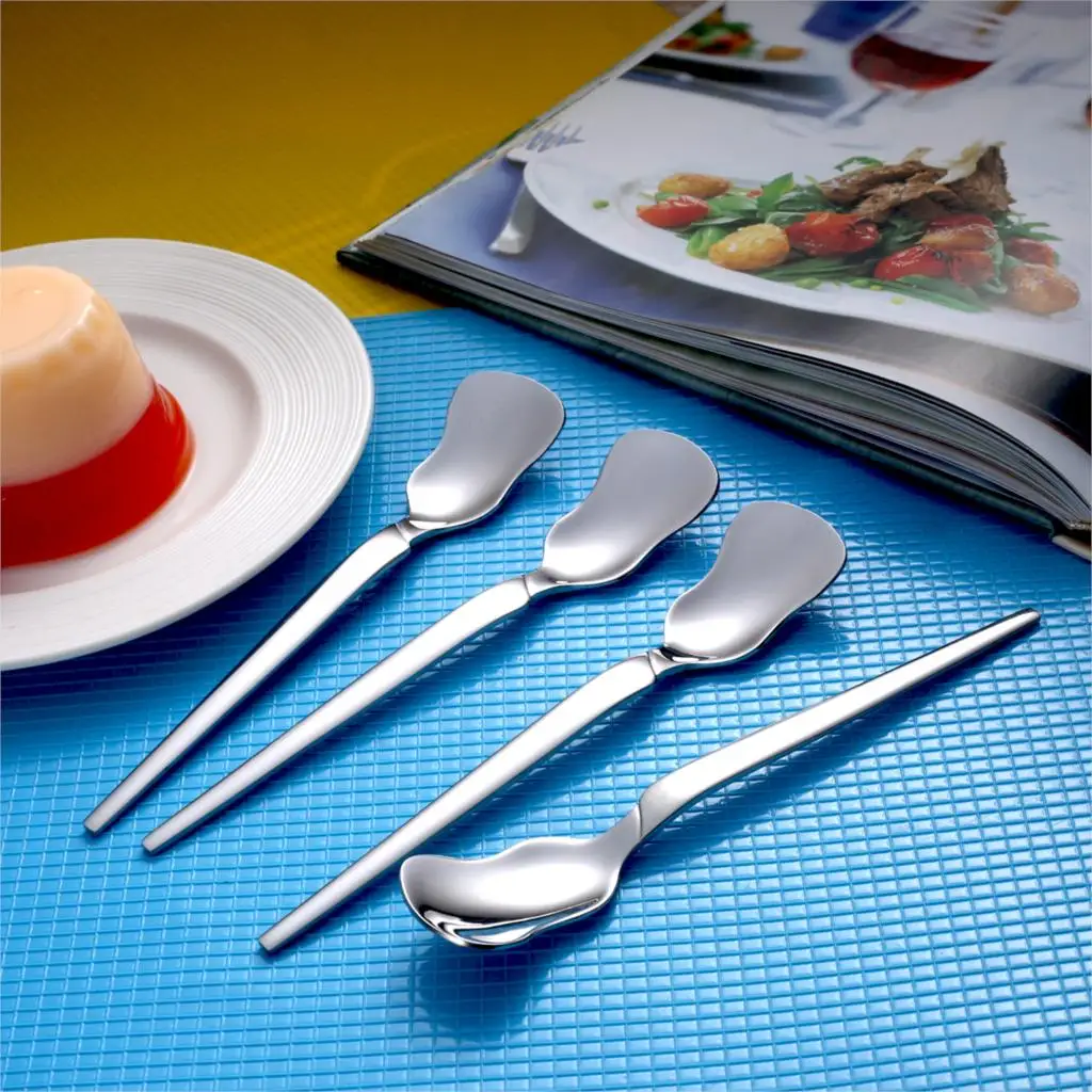 Горячая 3 стиль длинной ручкой из нержавеющей стали ложка для смешивания