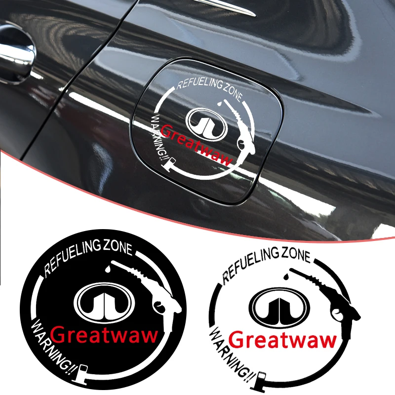 

1pcs Car Waterproof Fuel Tank Cover Sticker For Great Wall Haval Hover H2 H3 H4 H5 H6 F5 F7 M4 Wingle 5 Car Styling