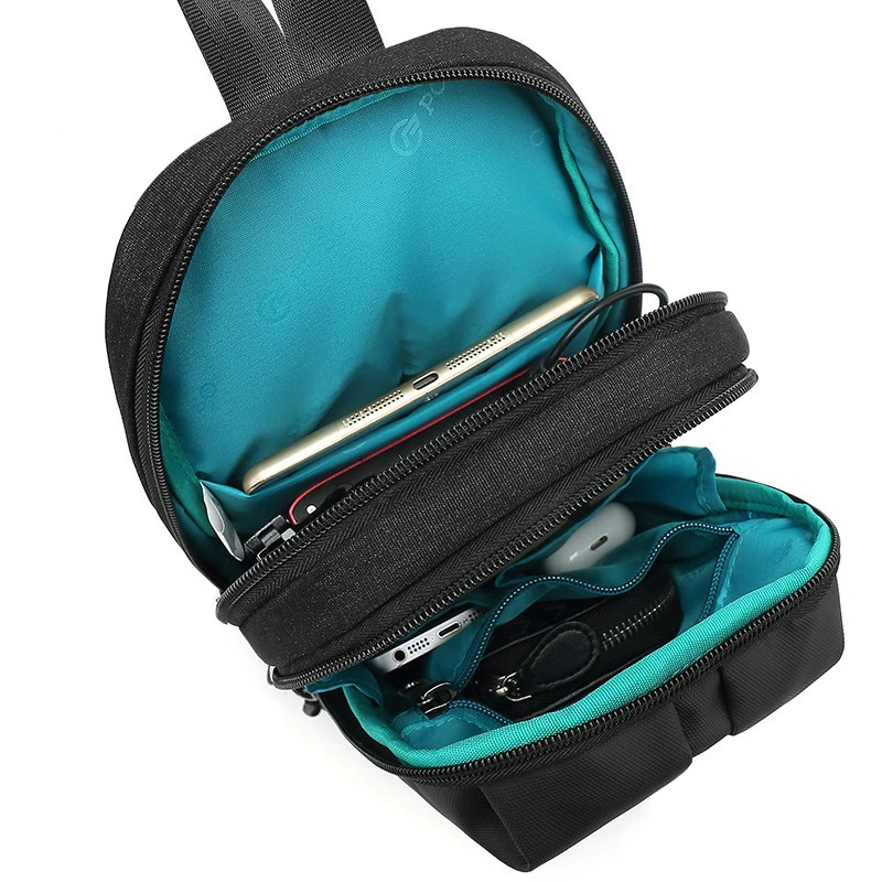 Модная мужская сумка на плечо мужские сумки через Противоугонная нагрудная