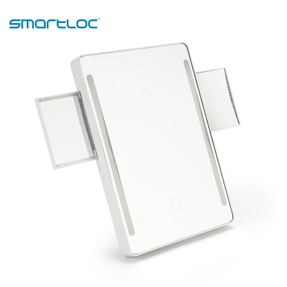 Smartloc пластиковое прямоугольное увеличительное зеркало со светодиодным экраном