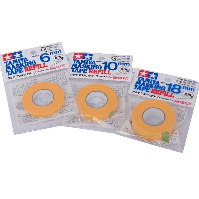 Изоляционная Лента Tamiya 6 мм-10 мм-18 мм 3 рулона 87033-87034-87035 | Инструменты