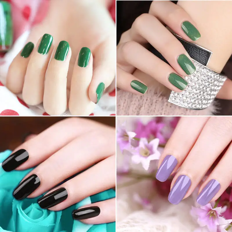 HNM 6 шт набор гель-лаков для ногтей лак Лаки Полимеризации Гель-светодиодный