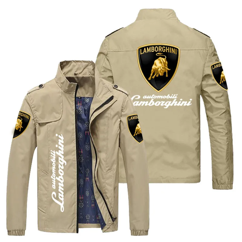 

2021 Lamborghini куртка с логотипом автомобиля, 3D цифровой принт, пальто на молнии с капюшоном, градиентные цвета, свитшоты, Повседневный пуловер, г...
