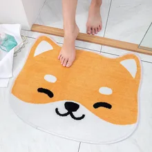 Cartoon Bathroom Mat Non-Slip Bedroom Kitchen Absorbent Pad Yellow Flocking Household Comfort Carpet Cute Dog Cat Pattern Rugs Cartoon Bathroom Mat Non-Slip Bedroom Kitchen Absorbent Pad Yellow Flocking Household Comfort Carpet Cute Dog Cat Pattern Rugs