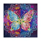 Алмазная живопись 5D со светящимися стразами особой формы, стразы для рукоделия, Алмазная мозаика, вышивка крестиком, Бабочка, искусство, домашний декор