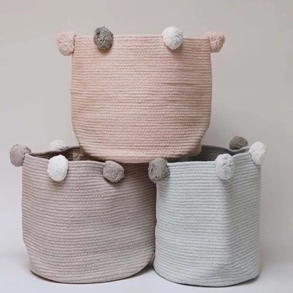 Корзина для белья тканая корзина хранения игрушек скандинавский домашний декор