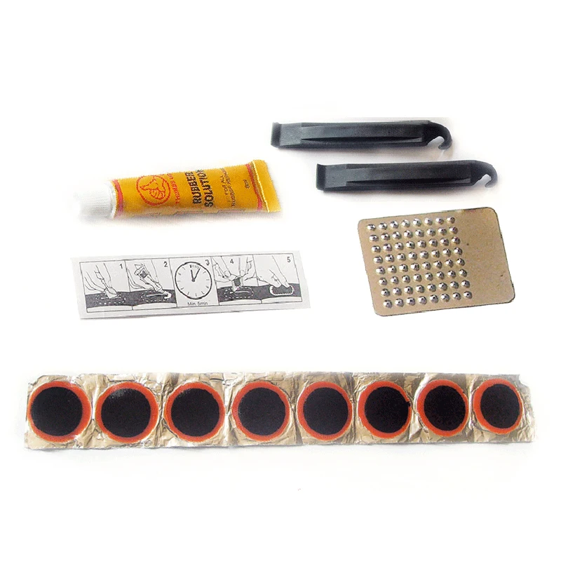 Portable Mountain Bike Bicycle Repair Kit Tool Set Cycling for Multi-Purpose Emergency Tire Kits | Спорт и развлечения