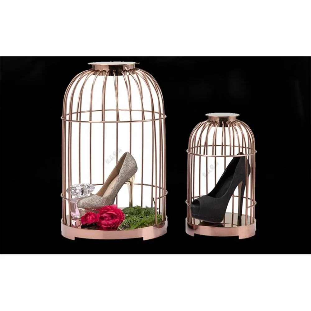 Креативная поддельная металлическая клетка для чехлов демонстрационный стеллаж