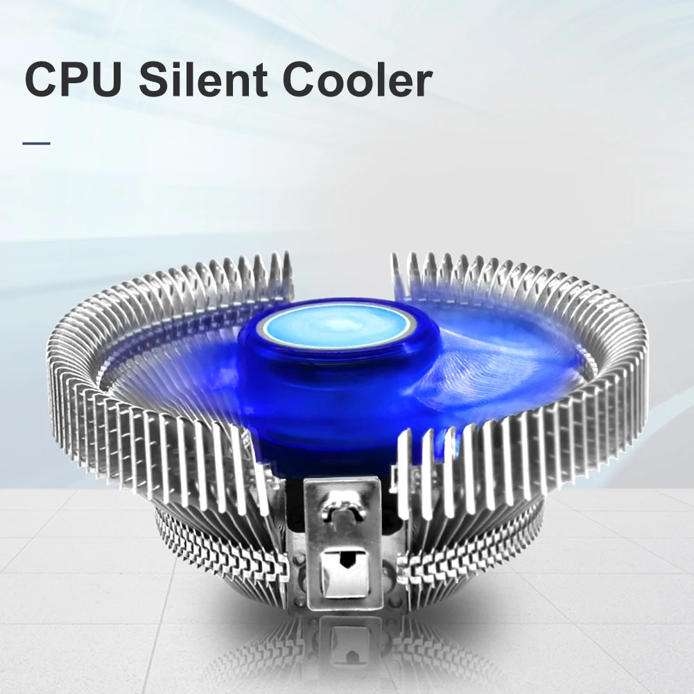 Low Profile Cpu Air Cooler With 120mm Quiet Fan Aluminum Fins For Amd Am4 Am3+ Am3 Am2+ Am2 Fm2 Fm1 Lga 2011 1366 115x | Компьютеры и