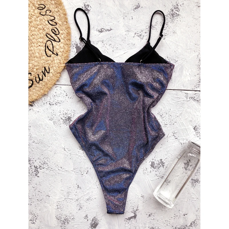 

Sexy One Piece Swimsuit Women Swimwear 2021 Push Up Flash Biquini Bathing Suit Backless Bodysuits Beach Wear