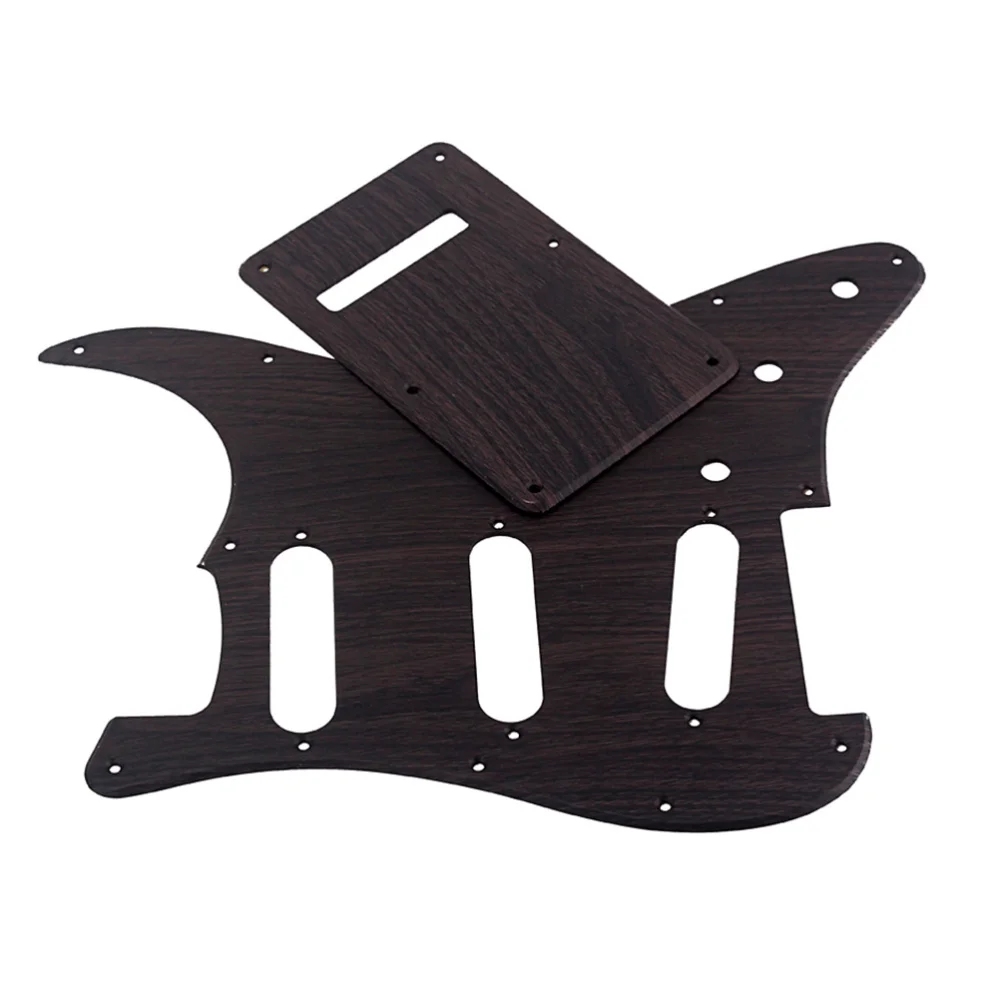 

1 Set GSSS27 SSS Maple Wood Loaded Prewired Humbucker Pickguard with Back Plate for Electric Guitar (Beige)