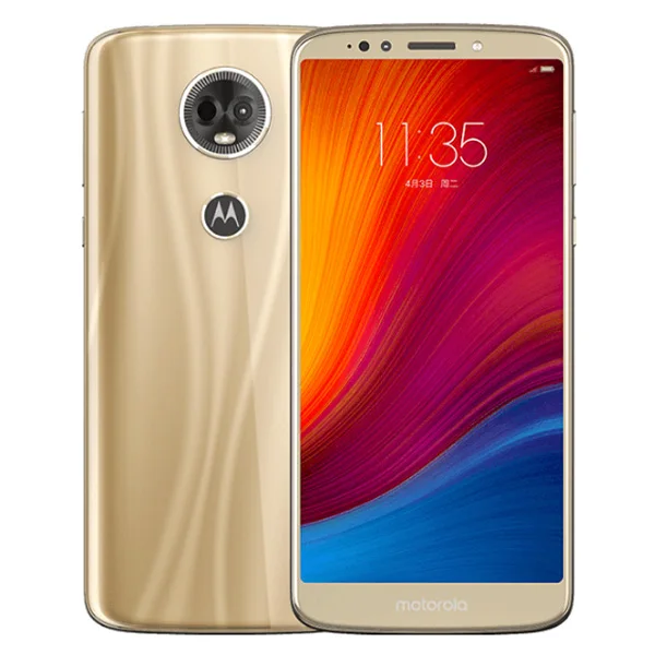 Мобильный телефон Motorola Moto E5 Plus XT1924 с глобальной версией, 3 ГБ ОЗУ, 32 Гб ПЗУ, смартфон Snapdragon425 6,0 дюйма, 1440X720 P, 5000 мАч, Android - Цвет: 3GB 32GB Gold