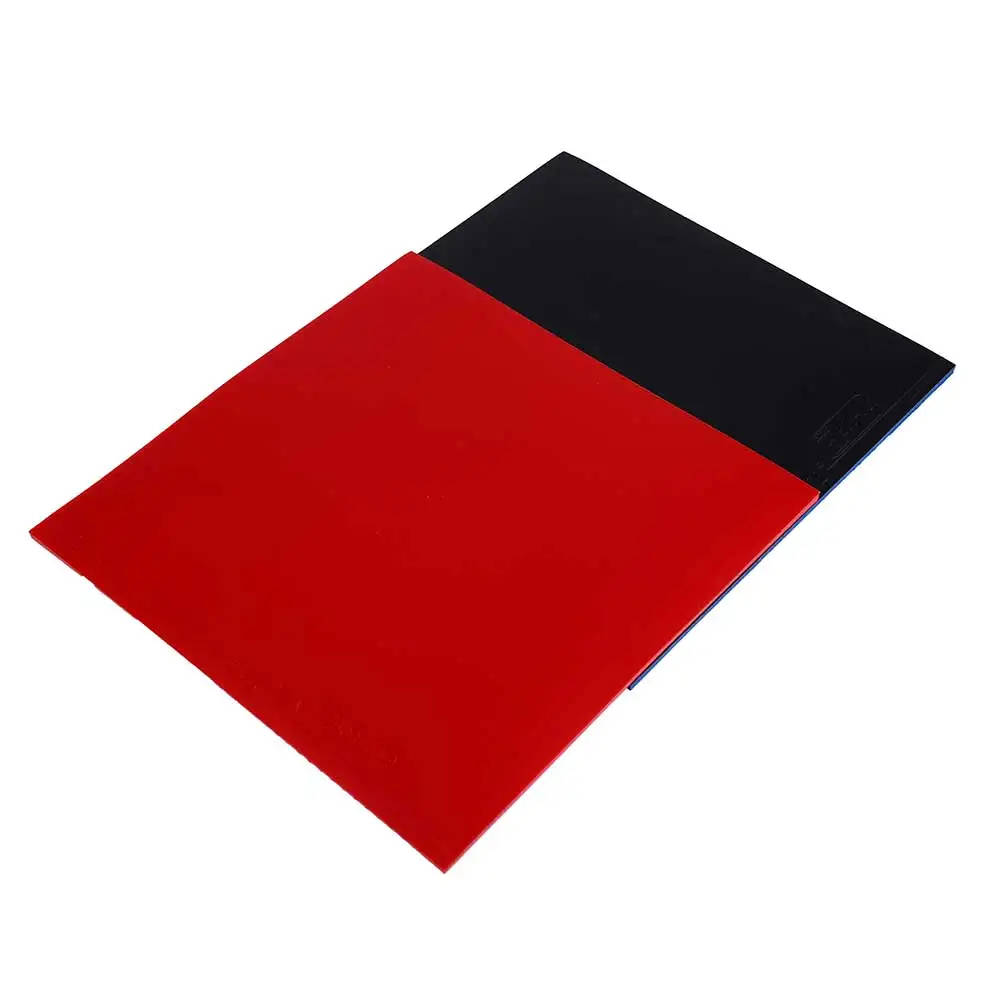 

2Pcs Table Tennis Racket Pips In PingPong Rubber Sponge Red/Black Quality