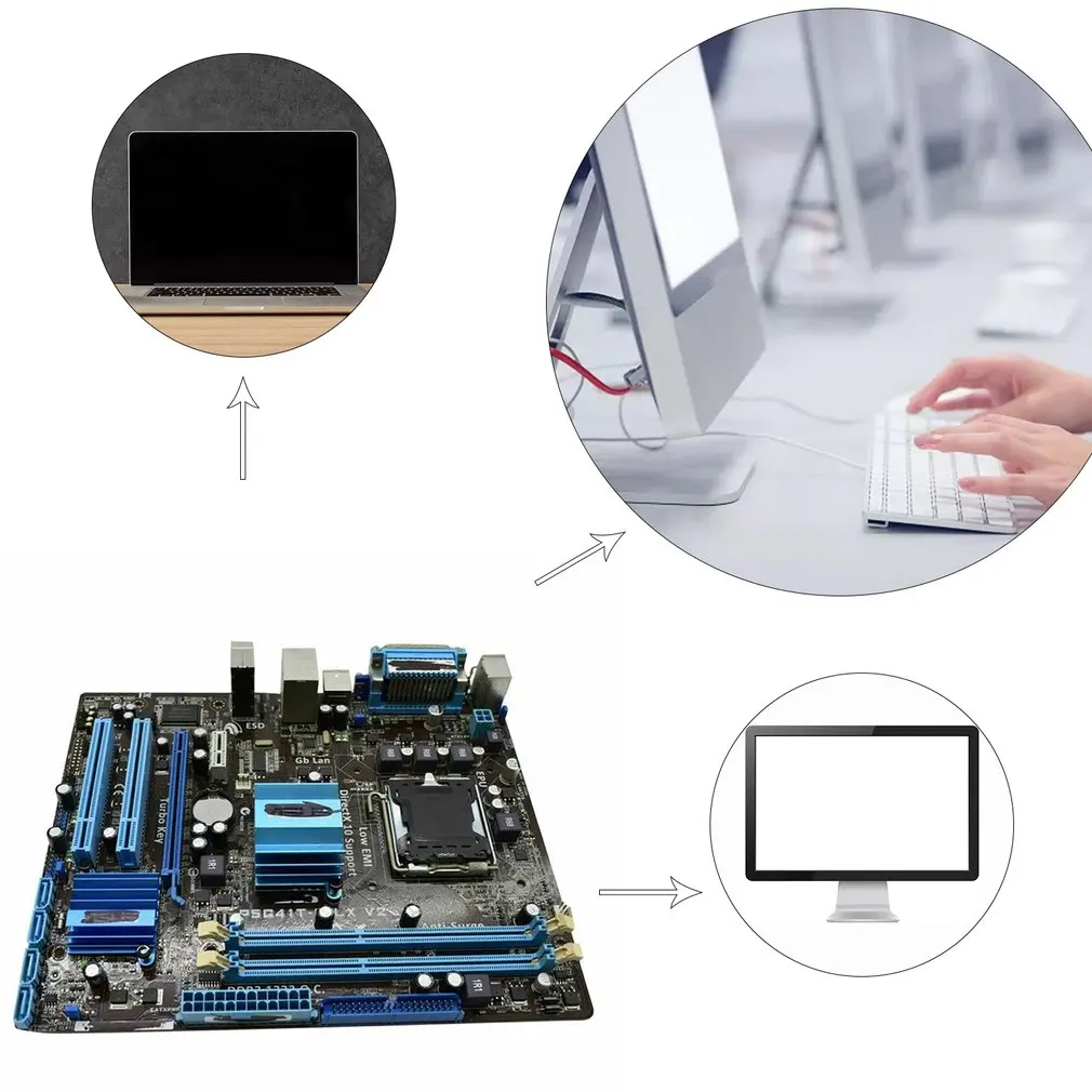 Для ASUS P5G41T-M LX V2 материнская плата DDR3 8 Гб LGA 775 Socket CPU двухканальная память