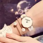 Часы наручные женские кварцевые с кристаллами, модные с геометрическим дизайном, с зеркальным покрытием, с украшением в виде драгоценных камней, 5 цветов, подарок для женщин