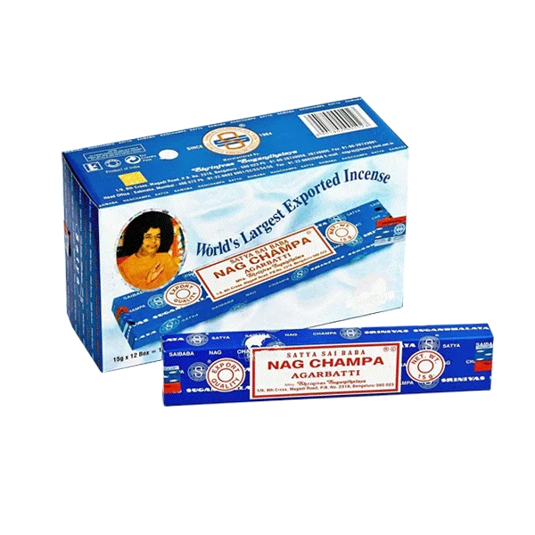 Благовоние Satya 15 гр Наг Чампа Nag Champa упаковка 12 шт | Дом и сад