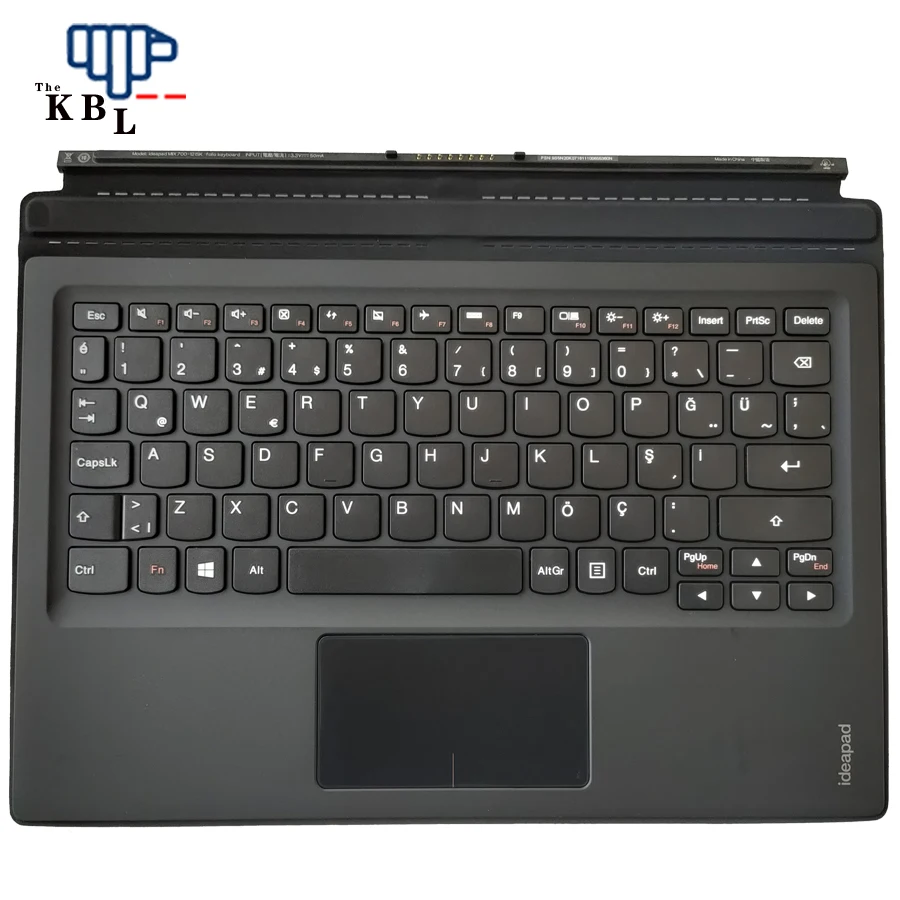 Новая клавиатура 5N20K07161 для Lenovo IdeaPad с турецким языком MIIX 700-12SK фолиант (с дефектом