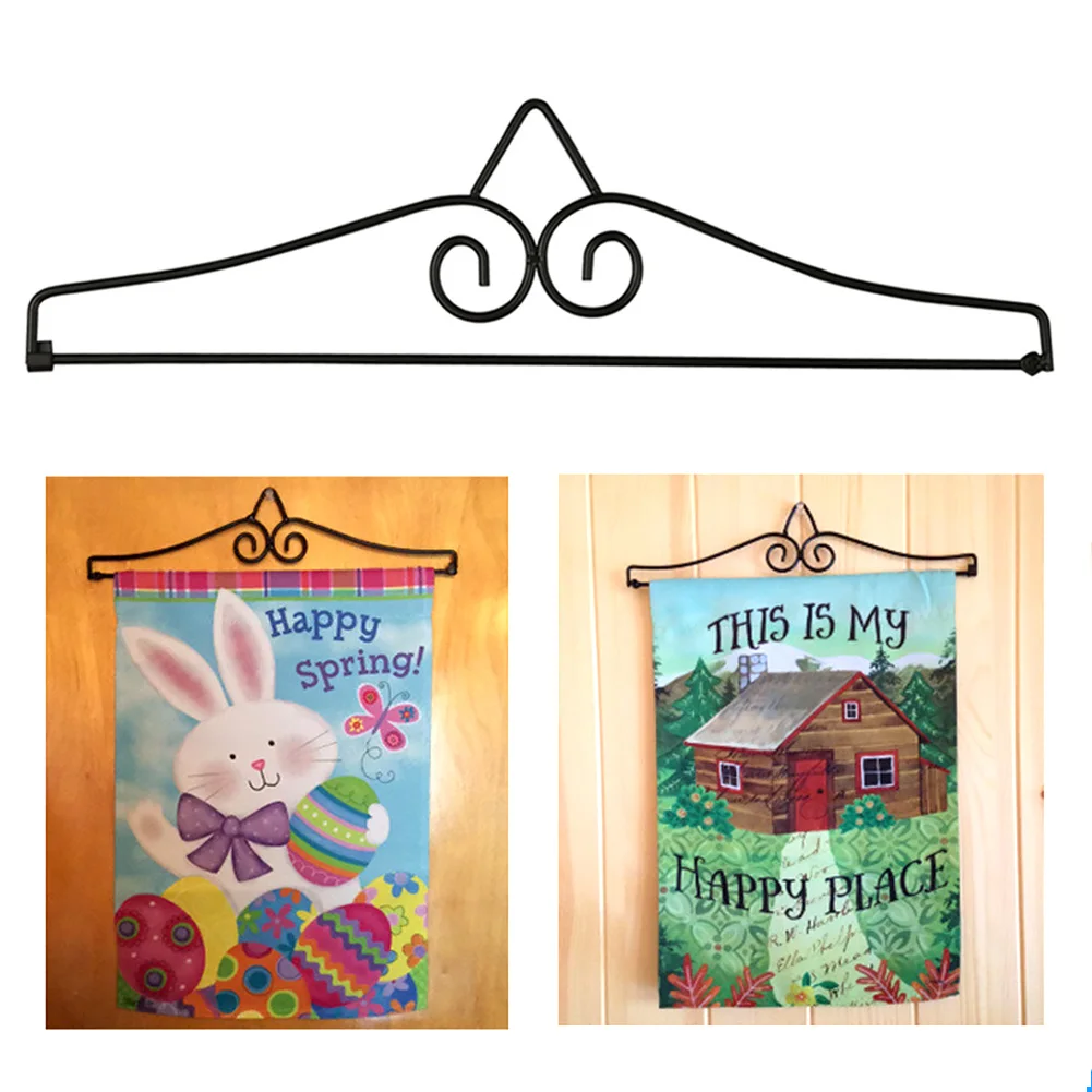 Домашний декор баннер для внутренней наружной установки Железный Держатель
