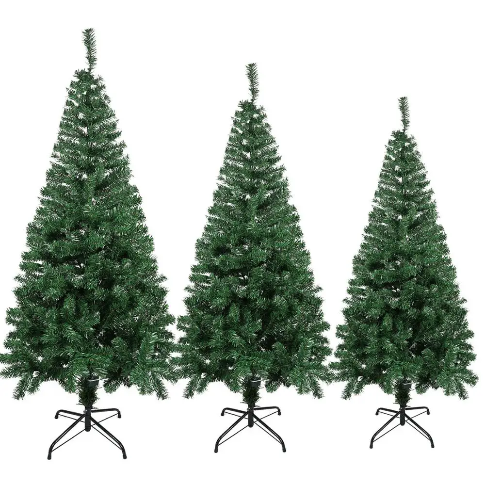 

2.4M Christmas Tree Artificial Decoration Full Tree with Solid Metal Stand for Home Party New I88