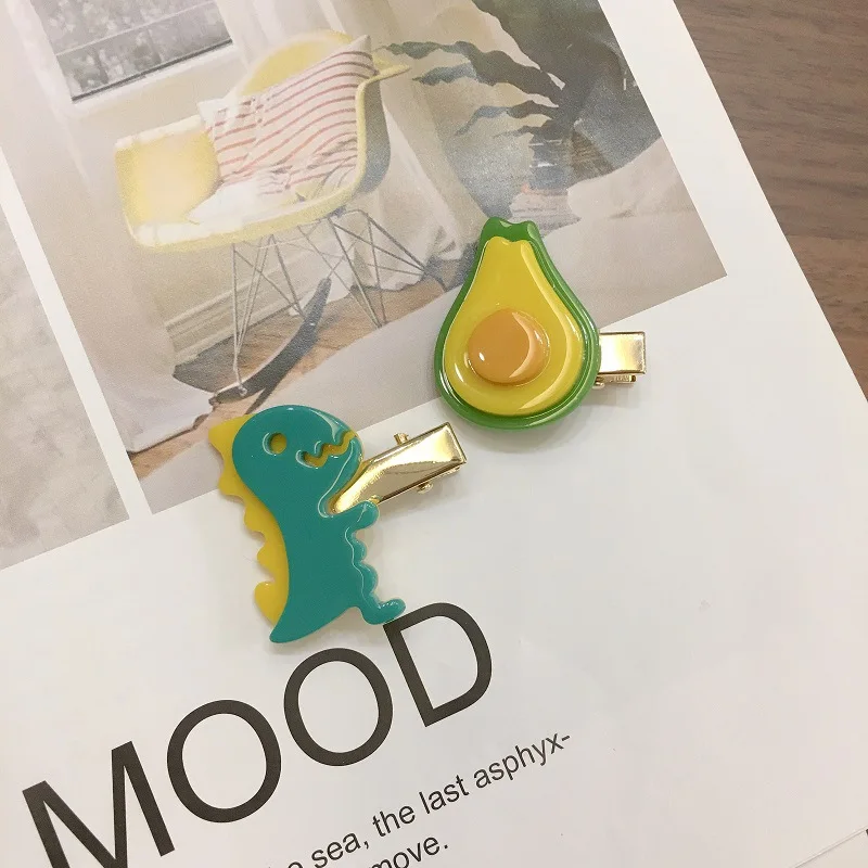 Детские Модные Фруктовые аксессуары для волос Мультяшные милые фотообои девочек