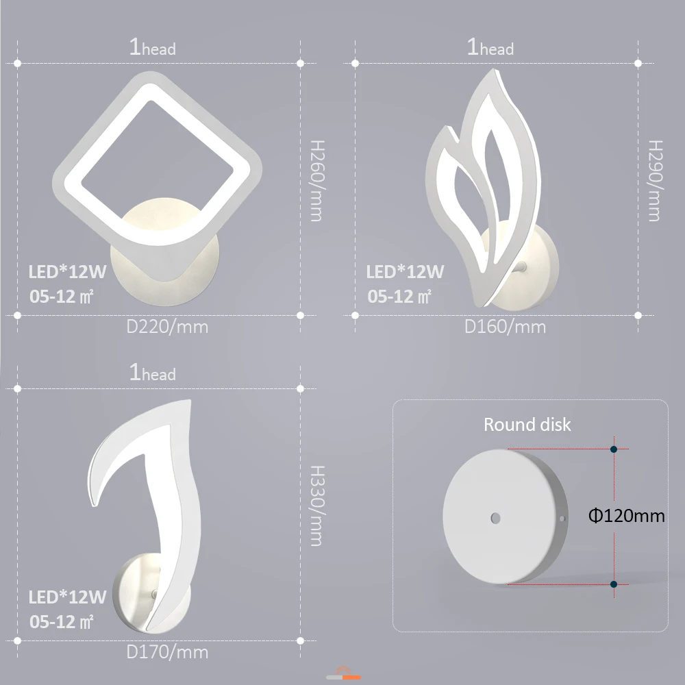

Led Wall Lamp Indoor Wall Light For Home Stair Bedroom Bedside Bathroom Corridor Lighting Home Apartment Decor
