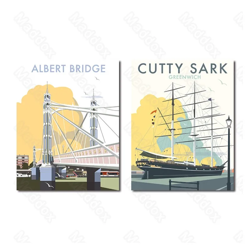 

Waterproof Ink Minimalist Creative Classic European Style Architectural Fashion Home Decoration Painting Hanging Painting