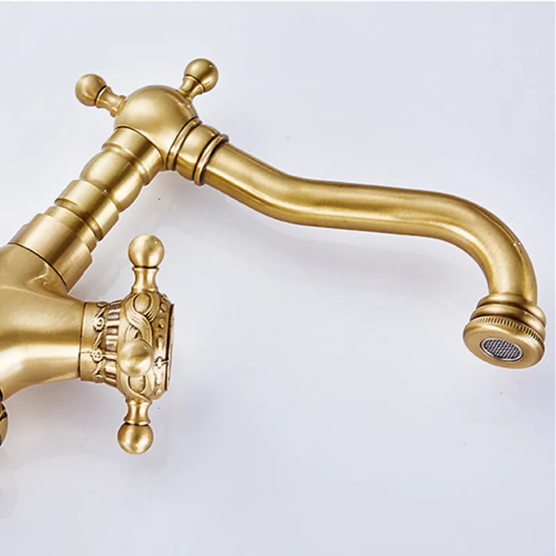 Смесители для умывальника античный латунный Смеситель ванной комнаты Grifo Lavabo