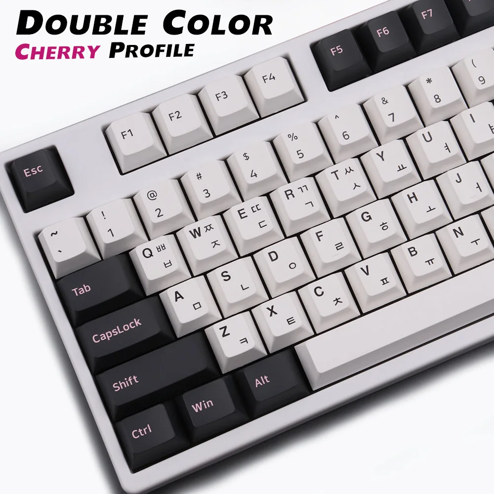 104 ключа корейский OEM профиль толстый Pbt Keycap краситель Sub/Double Shot колпачки для MX
