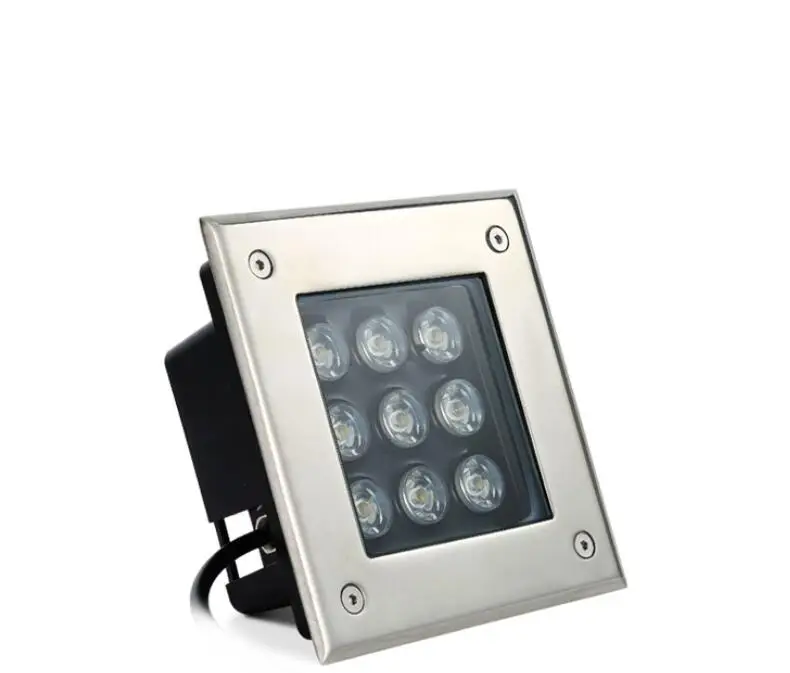 1 шт. светодиодный подземный светильник 5 Вт 9 водонепроницаемый напольный