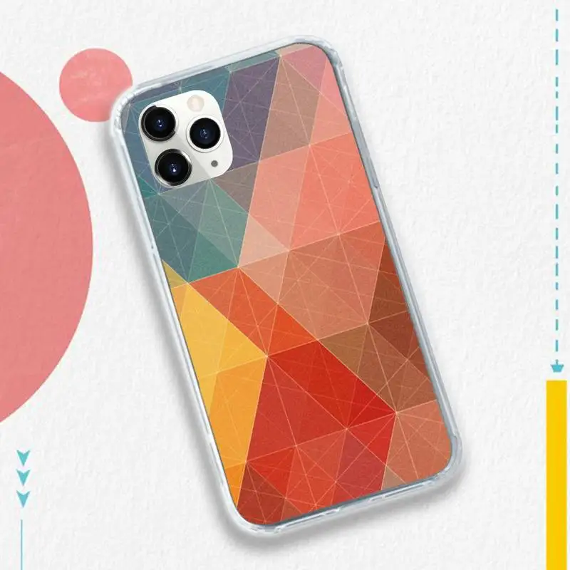 

Marble geometry pattern Phone Case for iPhone 11 12 mini pro XS MAX 8 7 6 6S Plus X 5S SE 2020 XR