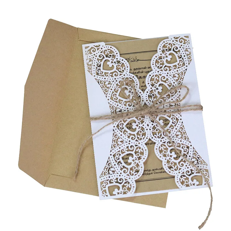 1 шт. кружевная веревка в форме сердца Западном ковбойском стиле лазерная резка