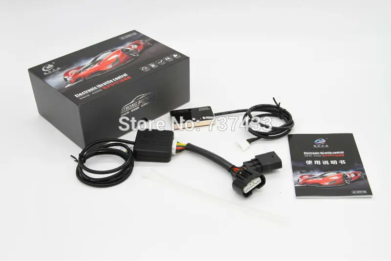 

Origin port connector pedal strong booster Car throttle controller sprintbooster digital display LED screen for Ben-z C200 2016