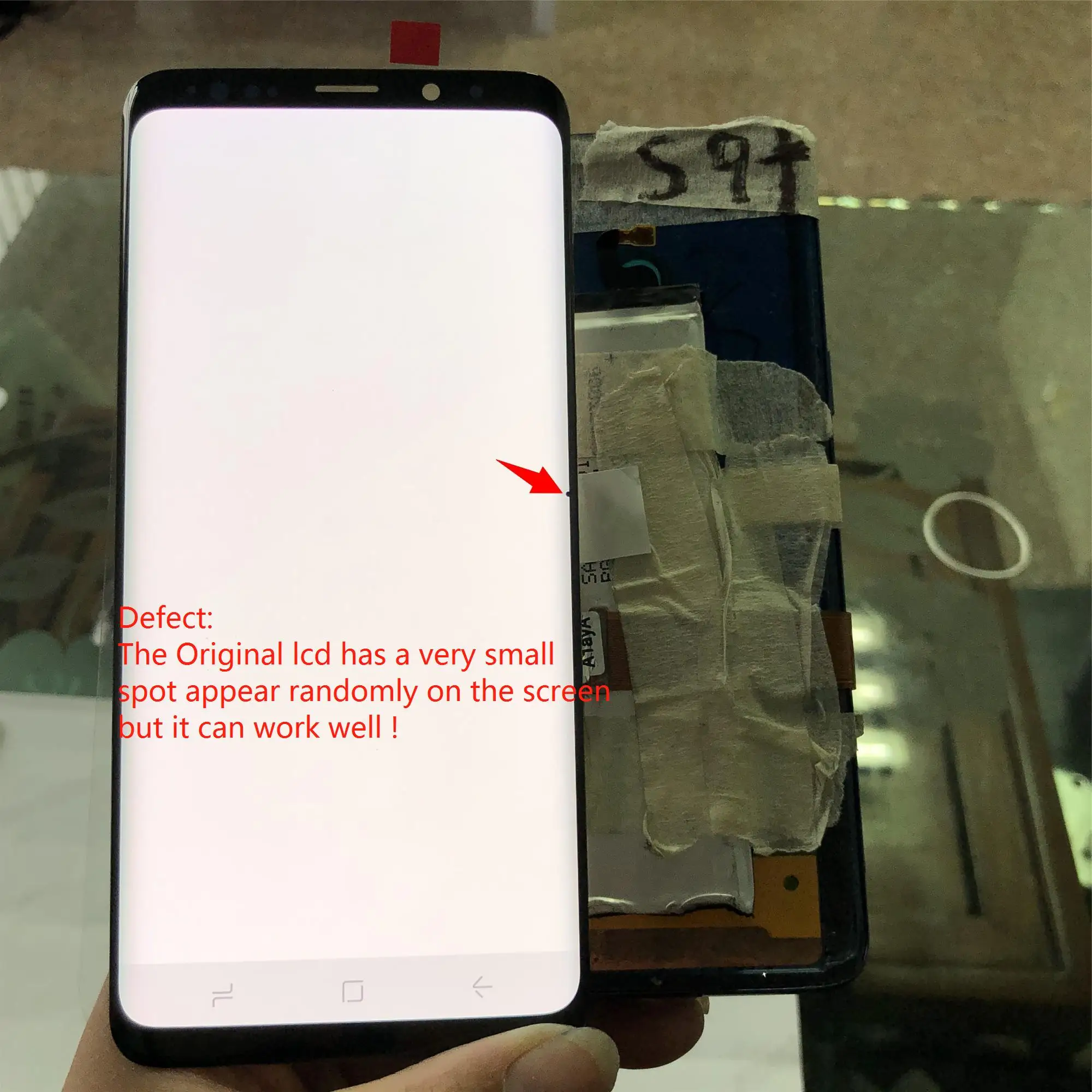 2960*1440 100% Оригинальный ЖК дисплей с рамкой для SAMSUNG Galaxy S9 + Plus G960 G965 сенсорный экран