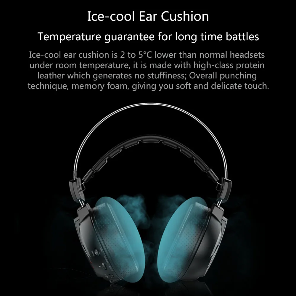 Профессиональные наушники PS4 беспроводные Игровые USB 7 1 с объемным звуком ПК