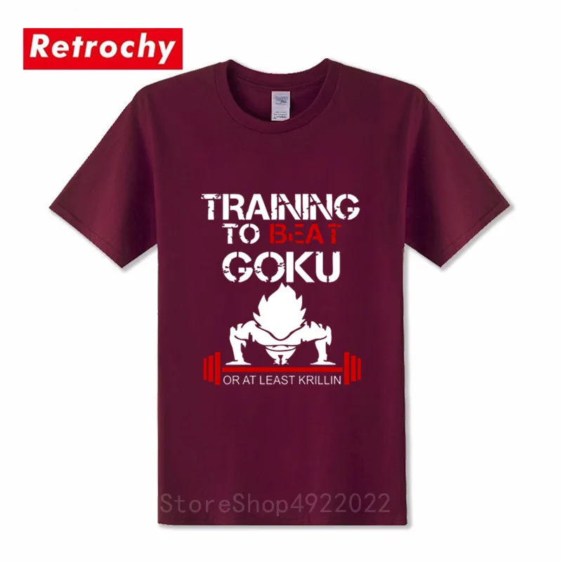 Мужская футболка в винтажном стиле Dragon Ball Z хлопковая с коротким рукавом