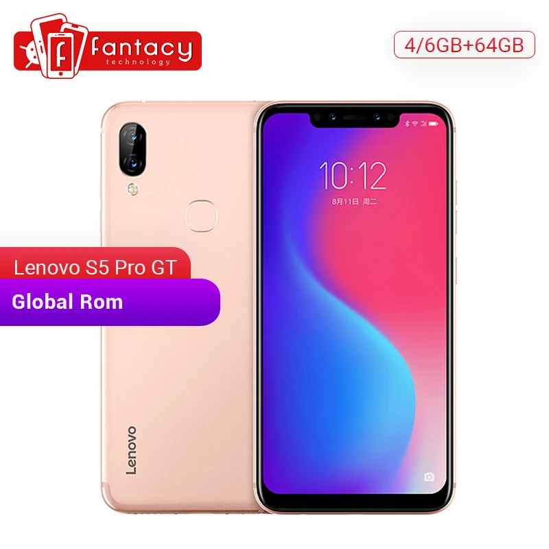 Lenovo S5 Pro GT, Восьмиядерный процессор Snapdragon 660, 6 ГБ ОЗУ, 64 Гб ПЗУ, восьмиядерный смартфон 6,2 дюймов, четырехъядерный процессор 20 МП, камера 3500 мАч