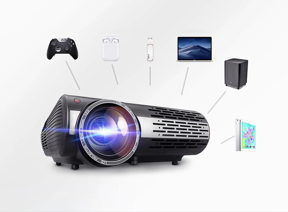ALSTON M2/M2W FULL HD 1080P светодиодный проектор домашний мультимедийный проектор на выбор Android Версия wifi HDMI USB VGA Bluetooth с подарком
