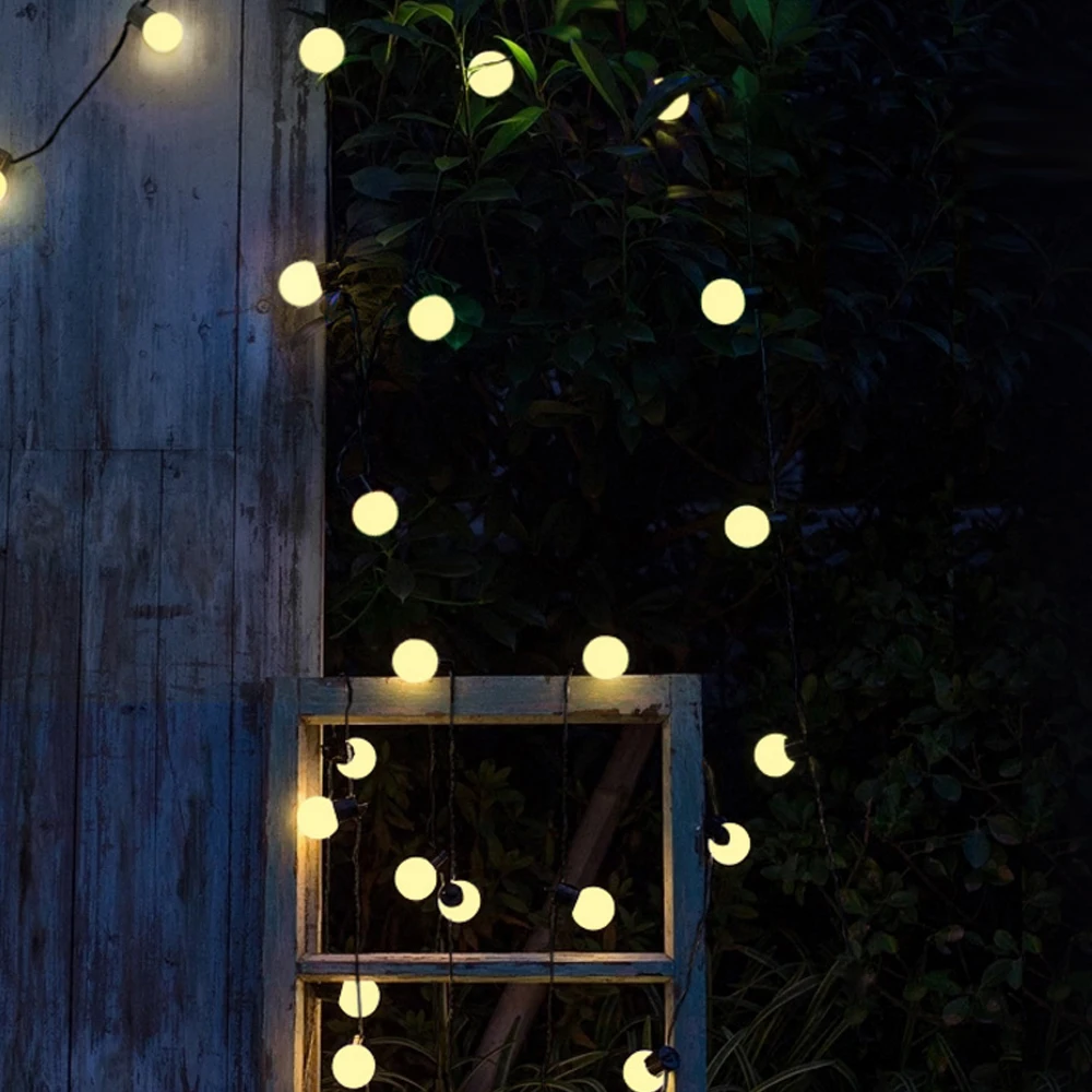 20 30 шаровых лампочек светодиодный светильник цепь глобус лампа s Солнечная/USB EU/US