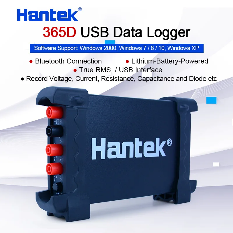 Hantek 365D PC Bluetooth USB-регистратор данных с записью истинных среднеквадратичных