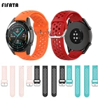 Ремешок для умных часов FIFATA 20, 22 мм, мягкий силиконовый, для Huawei Watch GTGT 2Xiaomi Amazfit GTRGTSBip