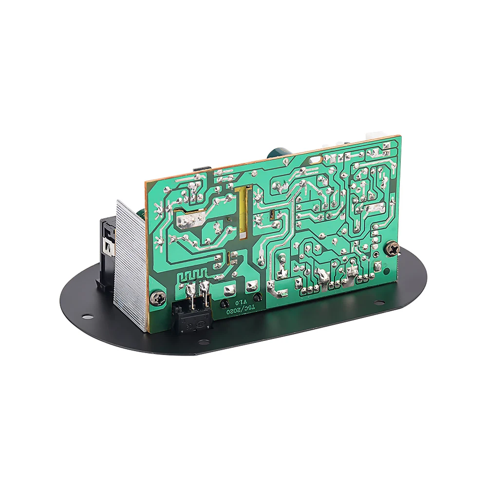AOSHIKE AC 220 В 12 в цифровой Bluetooth усилитель плата сабвуфер двойной микрофон караоке
