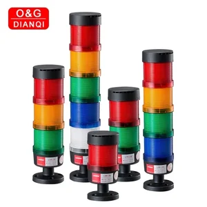 Стек лампы промышленные аварийное освещение светодиодный Предупреждение ющий Свет промышленный свет башни DC12V24V AC110V220V380V без зуммера