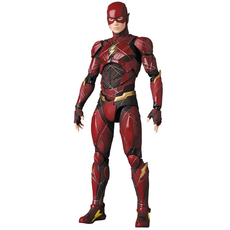MAFEX 058 DC Justice League флэш BJD ПВХ фигурка Коллекционная модель игрушки 16 см|Игровые